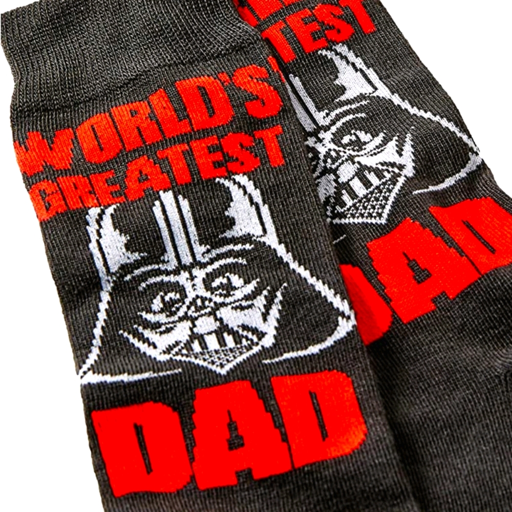 Star Wars Darth Vader World's Greatest Dad Socks